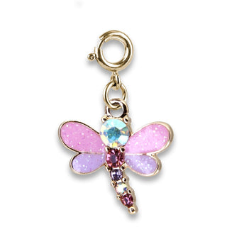 Charm It! Gold Glitter Dragonfly Charm, Charm It!, cf-type-charms-&-pendants, cf-vendor-charm-it, Charm Bracelet, Charm It Charms, Charm It!, Charms, Dragonfly, High Intencity, Charms & Penda