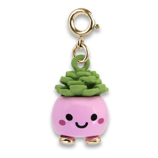 Charm It! Gold Happy Succulent Charm, Charm It!, cf-type-charms-&-pendants, cf-vendor-charm-it, Charm Bracelet, Charm It Charms, Charm It!, Charms, High Intencity, Succulent, Charms & Pendant