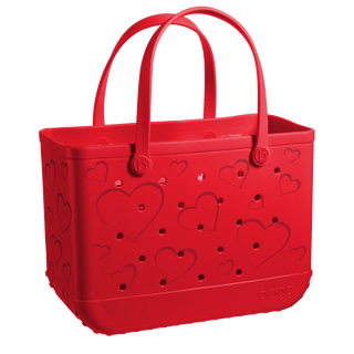 Original Bogg® Bag - Conversation Hearts BRIGHT RED