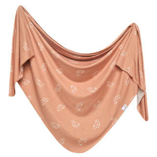 Copper Pearl Cooper Knit Swaddle Blanket