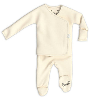 Bonsie Skin to Skin Babywear, Bonsie Footie - Oat - Basically Bows & Bowties