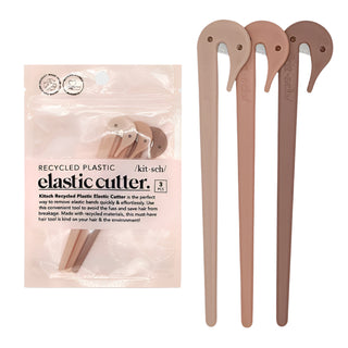 Kitsch Eco-Friendly Elastic Cutters 3pc Set - Multicolor