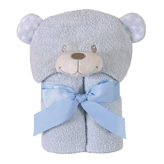 Stephan Baby Hooded Towel - Blue Bear