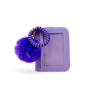 Zomi Gems Pom Pom Pop Id Wallet - Purple