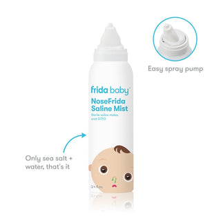 Frida Baby NoseFrida Saline Mist (3.4 ounce), Frida, Baby Basics, Baby Shower, Baby Shower Gift, cf-type-saline-spray, cf-vendor-frida, Frida Baby, Fridababy, Fridababy NoseFrida Saline Snot 