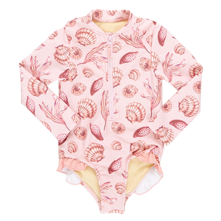 Pink Chicken Girls Arden Suit - Pink Sea Shells