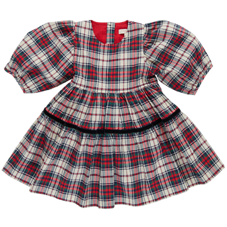 Pink Chicken Girls Maribelle Dress - Holly Tartan, Pink Chicken, All Things Holiday, cf-size-10y, cf-size-2y, cf-size-3y, cf-size-4y, cf-size-5y, cf-size-6y, cf-size-7y, cf-size-8y, cf-vendor