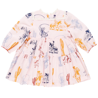 Pink Chicken Girls Charlie Dress - Pink Cowgirls