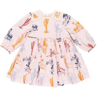 Pink Chicken Girls Charlie Dress - Pink Cowgirls