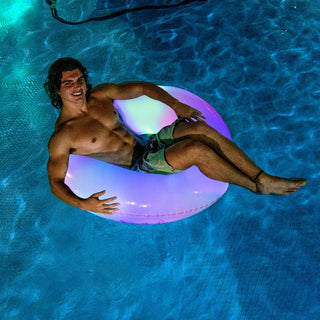 PoolCandy Inflatable Illuminated LED Large Pool Tube