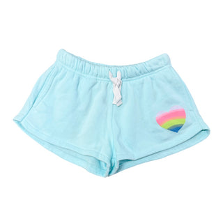 FBZ Rainbow Ombre Heart Blue Shorts