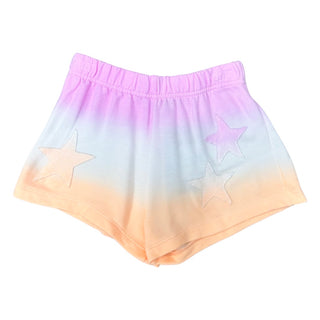 FBZ Pink & Peach Ombre Star Shorts