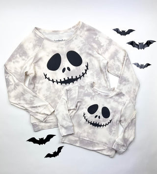 Brokedown Clothing Kid's Jack Skellington Sweatshirt - Tie Dye, Brokedown Clothing, 1st Halloween, Black Cat, Brokedown, Brokedown Clothing, Brokedown Clothing Halloween, Brokedown Clothing M