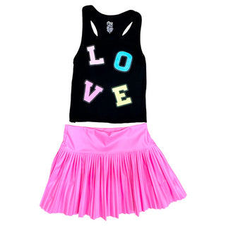 FBZ Neon LOVE Black Tank