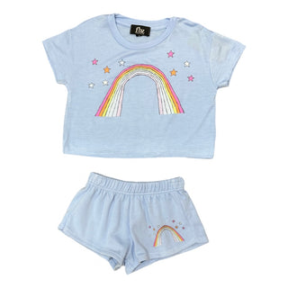 FBZ Happy Rainbow Blue Shorts