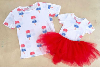 Brokedown Clothing Kid's Patriotic Popsicle Tee, Brokedown Clothing, 4th of July, 4th of July Shirt, Brokedown Clothing, Brokedown Clothing Kid's Popsicle Tee, Brokedown Clothing Popsicle Tee