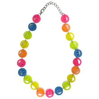 Bari Lynn Neon Smiley Face Necklace, Bari Lynn, Bari Lynn, Bari Lynn Smile, Bari Lynn Smiley, cf-type-necklaces, cf-vendor-bari-lynn, Gifts for Tween, gifts for tweens, Necklace, Neon, Neon S