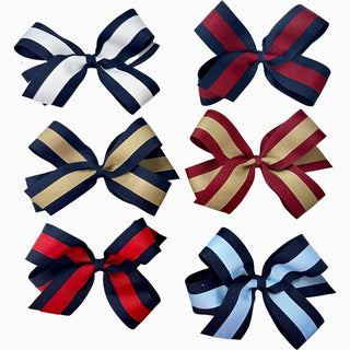 Basically Bows & Bowties Large Grosgrain Layered Hair Bow on Clippie, Basically Bows & Bowties, Alligator Clip Hair Bow, Back to School, Basically Bows & Bowties, cf-type-hair-bow, cf-vendor-