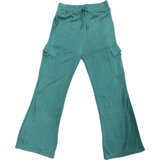 FBZ Green Cargo Wide Leg Pants, Flowers By Zoe, Cargo Pants, cf-size-large-10-12, cf-size-medium-8-10, cf-size-xlarge-12-14, cf-type-pants, cf-vendor-flowers-by-zoe, FBZ, Flowers By Zoe, Flow