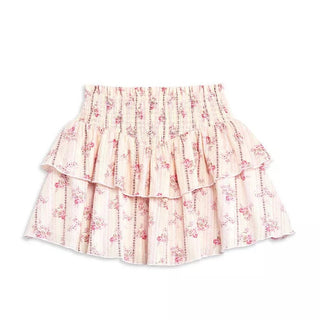 KatieJ NYC Tween Brooke Skirt in Floral Stripe Cream, KatieJNYC, Brooke Skirt, cf-size-lg-12, cf-size-md-10, cf-size-sm-7-8, cf-size-xl-14, cf-type-skort, cf-vendor-katiejnyc, Floral Stripe C