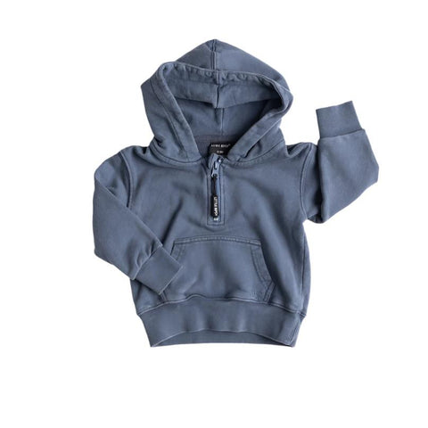 Little Bipsy Quarter Zip Hoodie - Navy Wash