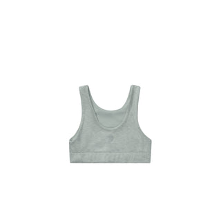 Play by Rylee & Cru Longline Sports Bra - Heathered Seafoam