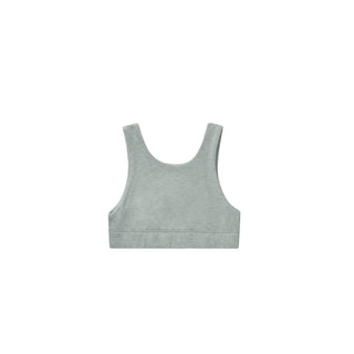 Play by Rylee & Cru Longline Sports Bra - Heathered Seafoam