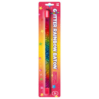 Keycraft Glitter Rainbow Baton, Keycraft, Baton, cf-type-toy, cf-vendor-keycraft, Fidget Toy, Glitter Baton, Rainbow Baton, Toy, Toys, Toy - Basically Bows & Bowties