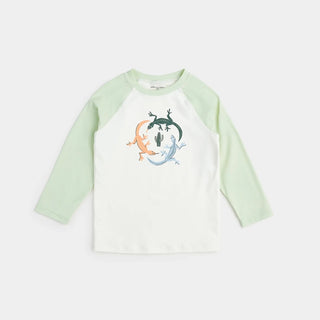 Miles the Label Gecko LS Rashguard Tee