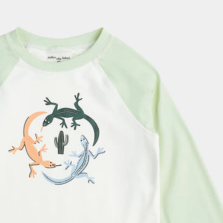 Miles the Label Gecko LS Rashguard Tee