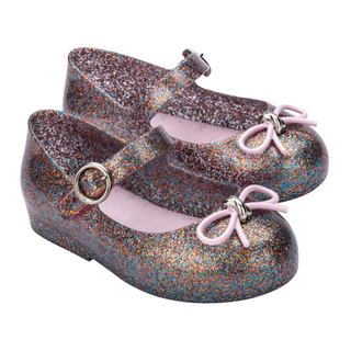 Mini Melissa Mini Sweet Love - Glitter Transparent Pink