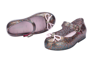 Mini Melissa Mini Sweet Love - Glitter Transparent Pink