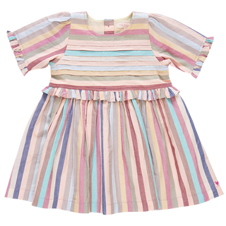 Pink Chicken Girls Raquel Dress - Multi Vintage Stripe