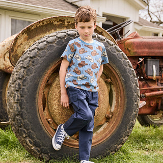 Blue Rooster Kids Organic Tee - Cowboy Hats