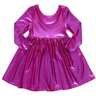 Pink Chicken Girls Lame Steph Dress - Red / Pink, Pink Chicken, Big Girls Clothing, cf-size-10y, cf-size-3y, cf-size-4y, cf-size-6y, cf-size-7y, cf-size-8y, cf-type-dress, cf-vendor-pink-chic