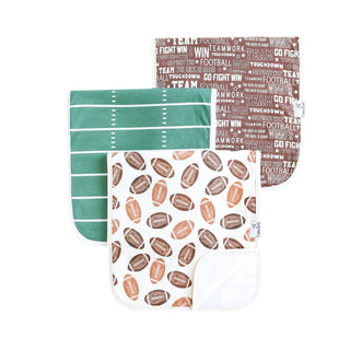 Copper Pearl Blitz Premium Burp Cloth Set, Copper Pearl, Blitz, Burp Cloth Set, Burp Cloths, cf-type-burp-cloth, cf-vendor-copper-pearl, Copper Pearl Burp Cloth Set, Football, Game Day, Sport