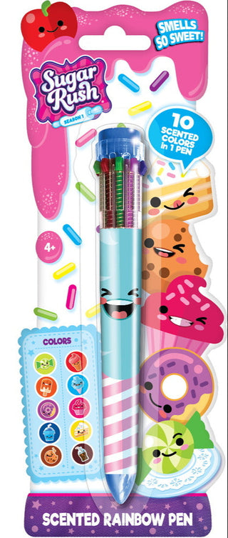 Blue Schylling Sugar Rush Scented Rainbow Pen