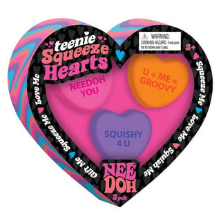 Nee Doh Teenie Squeeze Hearts (3pc)