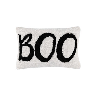 Shiraleah Boo Pillow - Ivory, Shiraleah, Boo, Boo Basket, cf-type-pillow, cf-vendor-shiraleah, Halloween, Halloween Pillow, Pillow, Shiraleah, Throw Pillow, Pillow - Basically Bows & Bowties