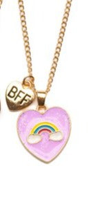 Great Pretenders Rainbow Butterfly BFF Necklace, Great Pretenders, BFF, BFF Necklace, Butterfly, cf-type-necklaces, cf-vendor-great-pretenders, Creative Education, EB Girls, Great Pretenders,