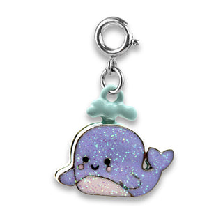 Charm It! Glitter Whale Charm, Charm It!, cf-type-charms-&-pendants, cf-vendor-charm-it, Charm Bracelet, Charm It Charms, Charm It!, Charms, High Intencity, Whale, Charms & Pendants - Basical