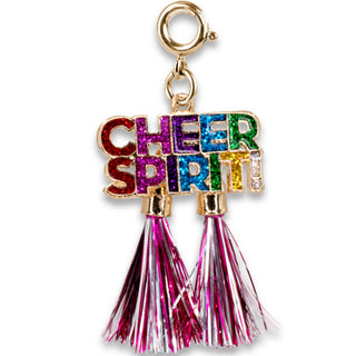 Charm It! Gold Cheer Spirit Charm, Charm It!, cf-type-charms-&-pendants, cf-vendor-charm-it, Charm Bracelet, Charm It Charms, Charm It!, Charms, Cheer, Cheer Charm, Cheerleader, High Intencit