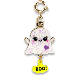 Charm It! Gold Glitter Ghost Charm, Charm It!, Boo Basket, cf-type-charms-&-pendants, cf-vendor-charm-it, Charm Bracelet, Charm It Charms, Charm It!, Charms, Halloween, High Intencity, Charms