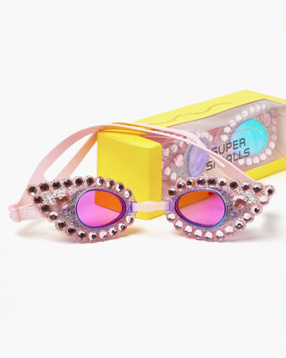 Super Smalls Pink Splash Goggles, Super Smalls, cf-type-goggles, cf-vendor-super-smalls, Goggle, Goggles, Goggles for Girls, Rhinestone Goggles, Super Smalls, Swim Goggles, Goggles - Basicall