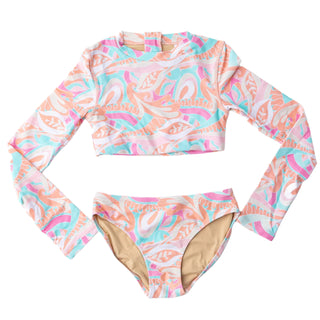 Shade Critters Cropped Rashguard Set - Tutti Fruity