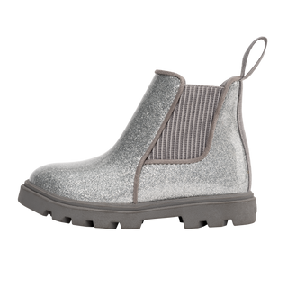 Native Kensington Treklite Glitter Kids Boot - Silver Glitter / Pigeon Grey, Native, Boot, Boots, cf-size-c10, cf-size-c11, cf-size-c12, cf-size-c13, cf-size-c6, cf-size-c7, cf-size-c8, cf-si