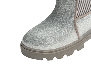 Native Kensington Treklite Glitter Kids Boot - Silver Glitter / Pigeon Grey, Native, Boot, Boots, cf-size-c10, cf-size-c11, cf-size-c12, cf-size-c13, cf-size-c6, cf-size-c7, cf-size-c8, cf-si