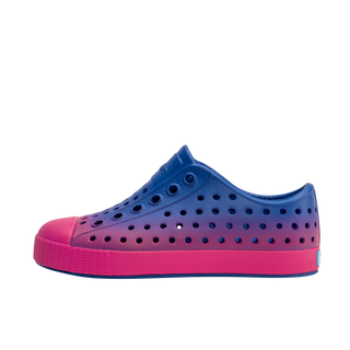 Native Jefferson Ombre Shoes - Adventure Blue / Radberry Pink / Adventure Radberry Ombre