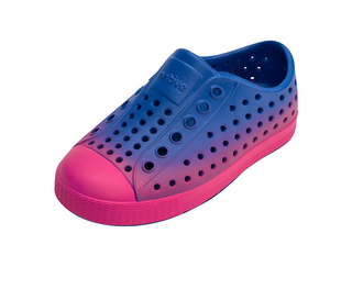 Native Jefferson Ombre Shoes - Adventure Blue / Radberry Pink / Adventure Radberry Ombre