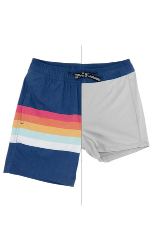 Feather 4 Arrow Vintage Stripe Volley Trunk - Twilight